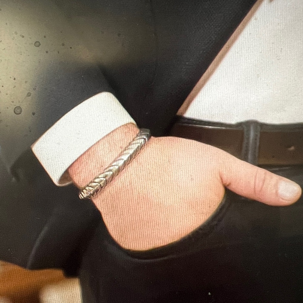 Patrick Mavros Pangolin Armour Bangle – XL (Sterling Silver) - Picture 6 of 7